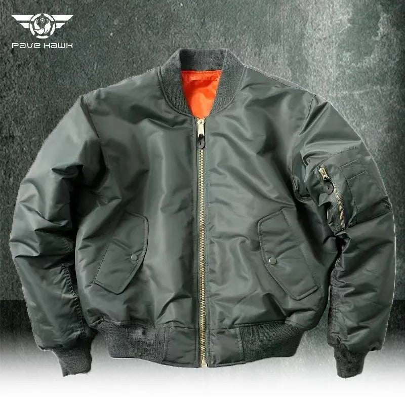 Men MA1 Jacket Winter Outdoor Thicken Tactics Military Unisex Coat Male Bomber Flight Motorcycle Jackets Size 6XL Chaquetas