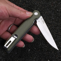 Multi-functional folding knife, high hardness sharp blade material with clamp design, outdoor camping portable folding knife, ho