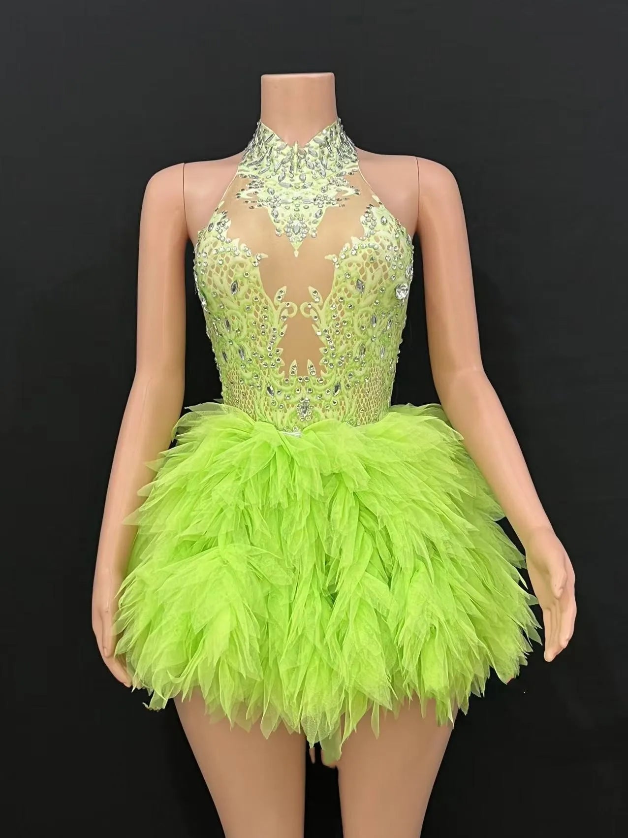 Bar ds Korean women's club nightclub pink diamond conjoinedgogo sexy hot dance interactive Kpop costume set X006