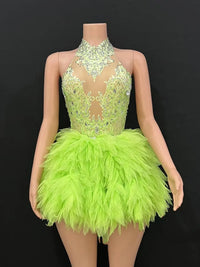 Bar ds Korean women's club nightclub pink diamond conjoinedgogo sexy hot dance interactive Kpop costume set X006