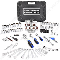 Mechanics Tool Set Socket Wrench Set,Auto Repair Hand Tool Kit Wrench Tool Box Set with Plastic Storage Case