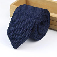 New Style Gradient Fashion Men's Solid Colourful Tie Knitted Ties Necktie Normal Slim Classic Woven Cravate Narrow Neckties
