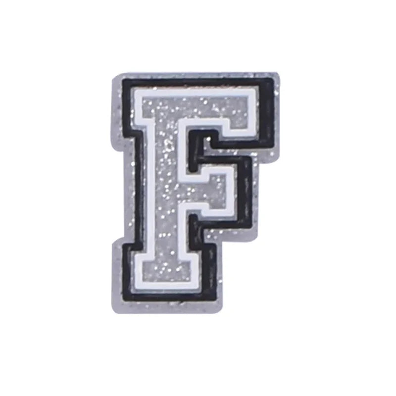 Hot Sale 1Pcs Letter Shoe Charms Decorations for Crocs Accessories Alphabet Pins Women Xmas Party Favors Gifts