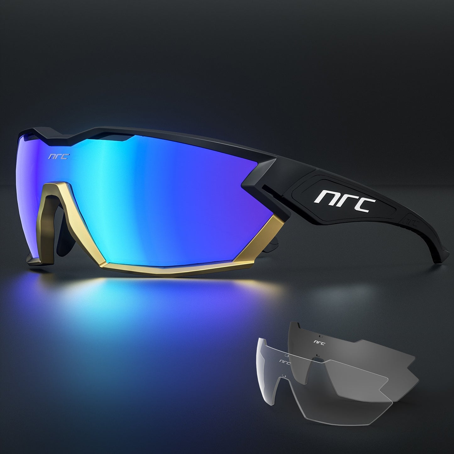 2023 NRC P-Ride Photochromic Cycling Glasses man Mountain Bike Bicycle Sport Cycling Sunglasses