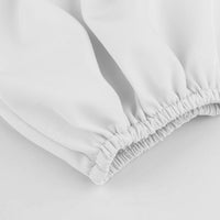 Women Sexy Off Shoulder Blouse Chic and Elegant Printing Lantern Long Sleeve Lace Up Bow Cropped Tops Casual Slim Shirts 2024