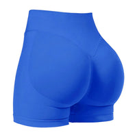 CZGUKE4.5''Shorts Seamless Low Ribbed Waistband Gym Shorts Scrunch Bum Yoga Shorts Booty High Stretch Running Bike Shorts