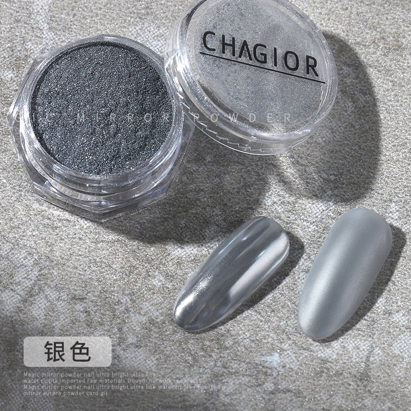 Metallic Magic Mirror Colorful Chameleon Nail Glitter Powder Super Smooth Nail Art Dust Manicure DIY Nail Decorations