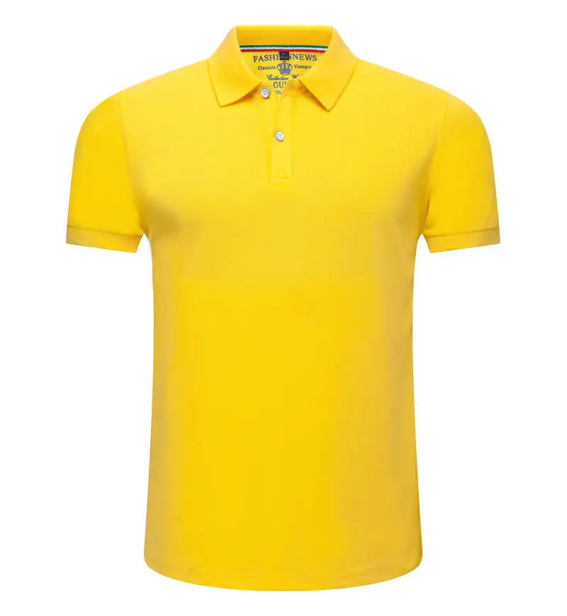 Mens Polo Shirts Short Sleeve Casual Solid Color Fashion Summer Lapel Male Turndown Tops Work Clothes Breathabl Comfortable