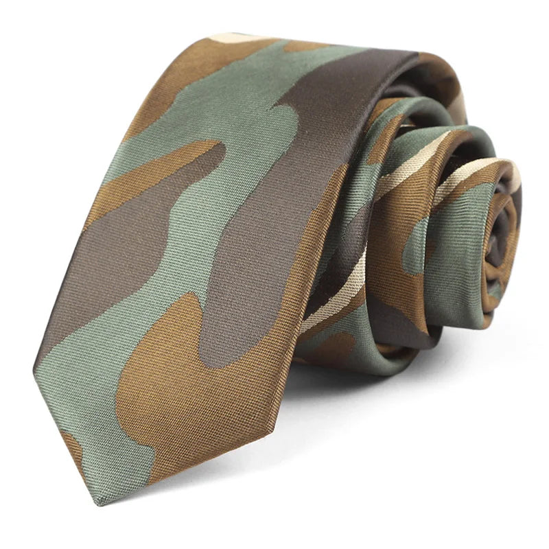 Luxury Skinny 6CM Mens Necktie Ties For Man Striped Plaid Floral Solid Jacquard Ascot Business Party Neck Tie Accssories