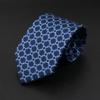 New High Quality Soft Silk Ties 51Colors Fashion 7.5cm Geometric Pattern Necktie For Men Wedding Business Meeting Suit Gravata