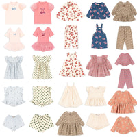 Girls Dress 2026 Summer Kids Tee and Shorts Set Heart printed Lace T Shirt Denim Overalls Children Princess Dresses Clothing