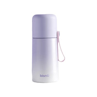 Portable Gradient Design Thermos Cup Leak-Proof Stainless Steel Insulated Cup High Appearance Double Lid Cup Outdoor
