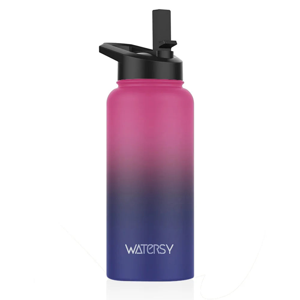 WATERSY 15oz/32oz Stainless Steel Thermal Mug with Handle, Large Capacity Insulated Tumbler Cup, Vacuum Flask Water Bottle