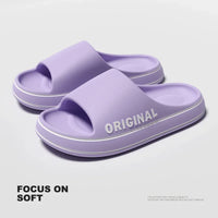 Woman Slippers Summer For Women Man Solid Women Letter Mens Shoe Thick Sole Indoor Bathroom Anti Slippers Slip Indoor House