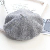 Winter Hats for Women Berets Painter Cap Autumn Winter Hat Female Flat French Artist Beret Girls Vintage Warm Casual New