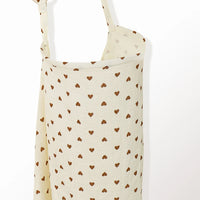 Muslin Nursing Cover for Baby Breastfeeding Breastfeeding Cover up with Arch Neckline for Women Nursing Apron Stroller Cover