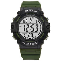 Sports Electronic Watch for Man Outdoor Sport Watch Stopwatch Waterproof Calendar Digital Clock Wristwatch for Boys Student Teen