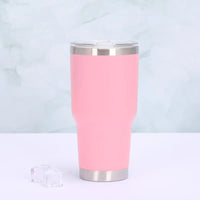 Custom Logo 30 oz Insulated Stainless Steel Coffee Tumbler Travel Mug Water Cup with Leak- Proof Lid Vacuum Insulated Tumbler