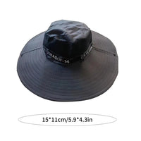 1pc Fishing Hat for Men & Women, UPF 50+ Sun Protection Mesh, Wide Brim for Hiking Beach, Breathable Summer Outdoor Cap