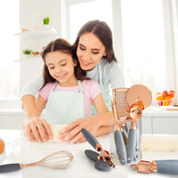 7pcs Kitchen Gadgets Set Garlic Press Pizza Cutter Can Opener Potato Cooking High-End Kitchenware Kitchen Accessories