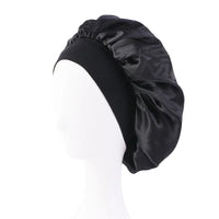 Satin Wide-brimmed Nightcap Styling Silk Headband for Sleeping Nightcap with Elasticated Floppy Band Cap Hair Shower Cap