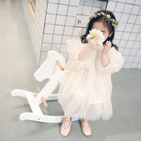 New  Evening Dresses Kids Dresses for Girls Spring Girl Dress Child Baby Sweet Princess Dress Designer Baby Girl ClothesZB