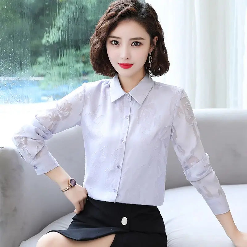 Spring New Arrival Fashionable Chiffon Blouse for Women