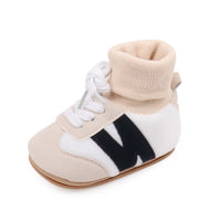 Baby Sock Shos Autumn and Winter Baby Girls Boys Ankle-covered Style 0-1 Year Old Anti Slip Fashion Design Newborn Infant Shoes