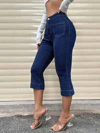 High-Waisted Stretchy Jeans | Casual Daily Versatile Design, Butt-Lifting Effect, Front Pocket Detail, Must-Have for sure