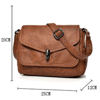 Vintage Soft Leather Women Shoulder Bags Luxury Handbags Women Bags Designer Small Crossbody Bags for Women 2022 Messenger Bag