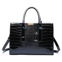 Patent Leather Women Messenger Bags Crocodile Female Crossbody Shoulder Hand Bags for Women 2022 High Quality Ladies Handbags