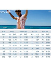 Men's Lapel Button Down Shirt T-Shirt New Floral Print Hawaii Beach Vacation Short Sleeve Breathable Fashion Men's Shirt Tops