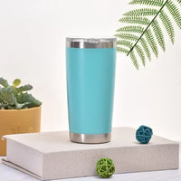 20oz High Color Double Layer Stainless Steel Insulated Cup Car Cup Ice Cream Cup Beer Cup Outdoor Portable Water Cup
