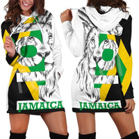 Tessffel NewFashion Country Reggae Jamaica Lion Emblem Retro Tattoo 3DPrint Pullover Sexy Women Hoodie Dress Funny Casual A1