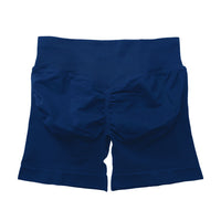 NCLAGEN Impact Shorts 4.5" Women Fitness Sports Biker Shorts Low Ribbed Band Gym Workout Scrunch Butt Yoga Seamless Leggings