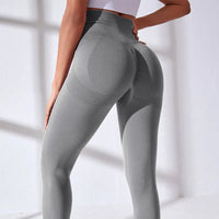 Fitness Women Sport Seamless Leggings High Waist Elastic Solid Yoga Leggings Gym Jogging Quick Dry Push Up Slim Pants Female