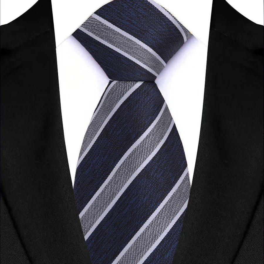 New Design Plaid & Checks 8cm Tie Red Blue Jacqurd Weave Neckties For Men Business Wedding Cravat Accessories Neck Ties Gifts