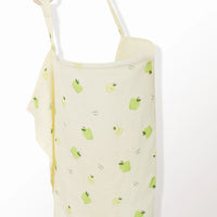 Muslin Nursing Cover for Baby Breastfeeding Breastfeeding Cover up with Arch Neckline for Women Nursing Apron Stroller Cover