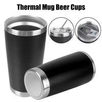 Stainless Steel Skinny Tumblers with Lids Double Wall Vacuum Insulated Travel Mug Reusable Water Coffee Cup for Cold Hot Drinks