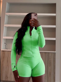 Sporty Shorts Outfit Set Sexy Women Skinny Two Pieces Club Matching Set Casual Tracksuit