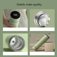 500ML Stainless Steel Thermos Cup with Separator 316 Smart Cup High Value Gift Cup Coffee Cup Father's Gift Cold Cup To Business