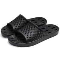 CRACOMIN Summer New Shower Shoes For Women Quick Dry Pool Sandals With Drain Holes Bathroom Slides Lightweight EVA Home Slippers
