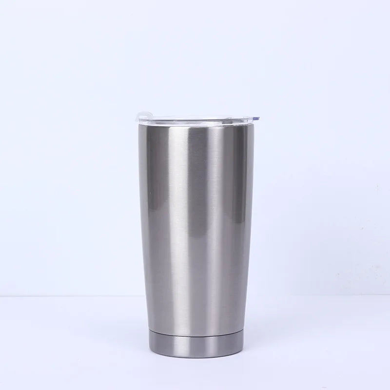 20oz High Color Double Layer Stainless Steel Insulated Cup Car Cup Ice Cream Cup Beer Cup Outdoor Portable Water Cup