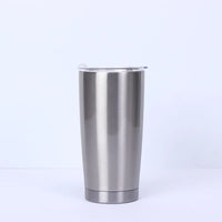 20oz High Color Double Layer Stainless Steel Insulated Cup Car Cup Ice Cream Cup Beer Cup Outdoor Portable Water Cup