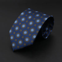 New High Quality Soft Silk Ties 51Colors Fashion 7.5cm Geometric Pattern Necktie For Men Wedding Business Meeting Suit Gravata