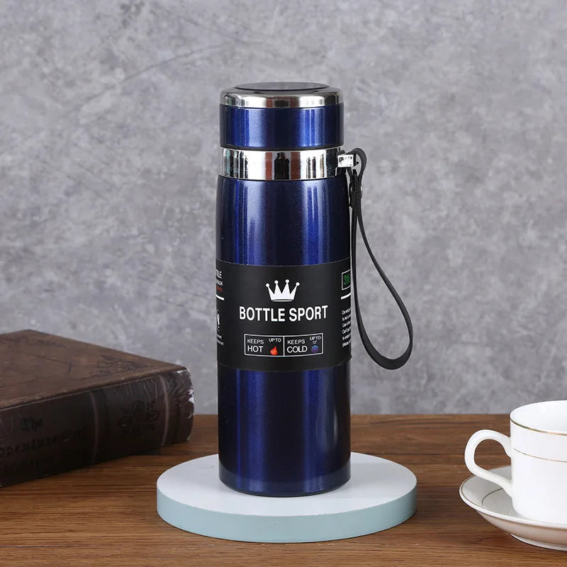 316 Stainless Steel Insulated Cup with Straps, Popular Outdoor Sports and Home Gift Customized Insulated Water Bottle
