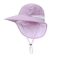 Outdoor Sun Hat for Women Youth Girls 50+ UPF Protection Safari Cap Wide Brim Fishing Hat with Neck Flap BeacH