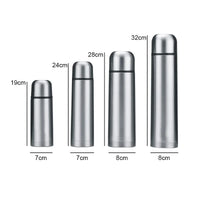 1 Piece 350/500/750/1000ML Stainless Steel 304 Vacuum Flasks Keep Warm&Cold Thermal Water Bottle Portable Thermos Cup