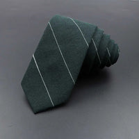 High Quality Plaid Striped Cotton Handmade Tie Men Necktie Narrow Collar Slim Casual Ties Business Party Suit Accessories Gift