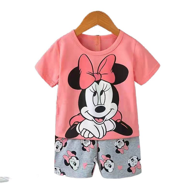 Summer Infant Newborn Short Sleeves girls Clothes Suits Tops + Pants Baby Toddler girls Clothing Sets Kids Children Girl Outfits